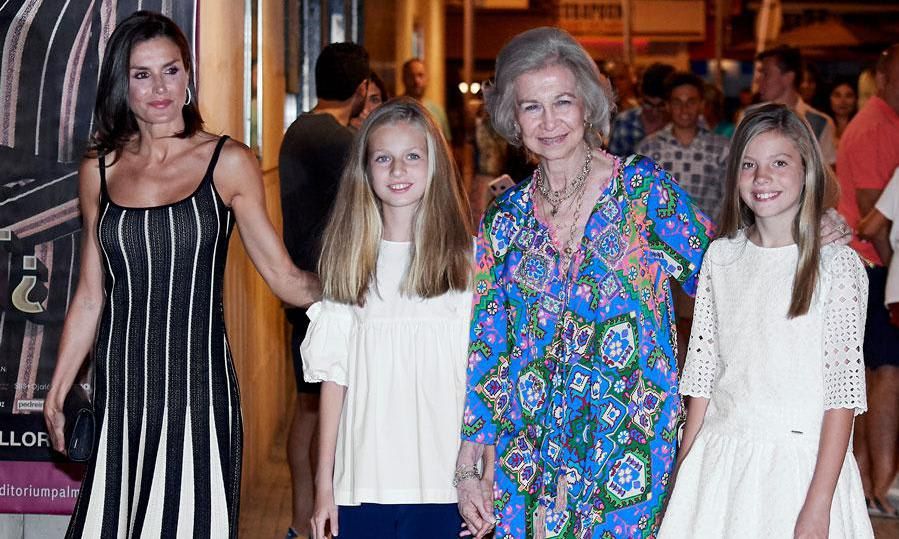 Queen Letizia, Queen Sofia, Leonor and Sofia