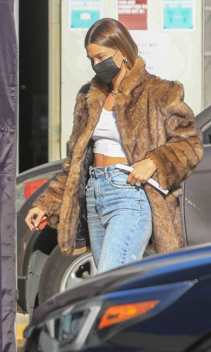 Hailey Bieber stepped out Beverly Hills
