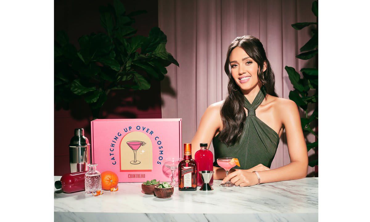 Jessica Alba and Cointreau have launched a cosmos cocktail kit