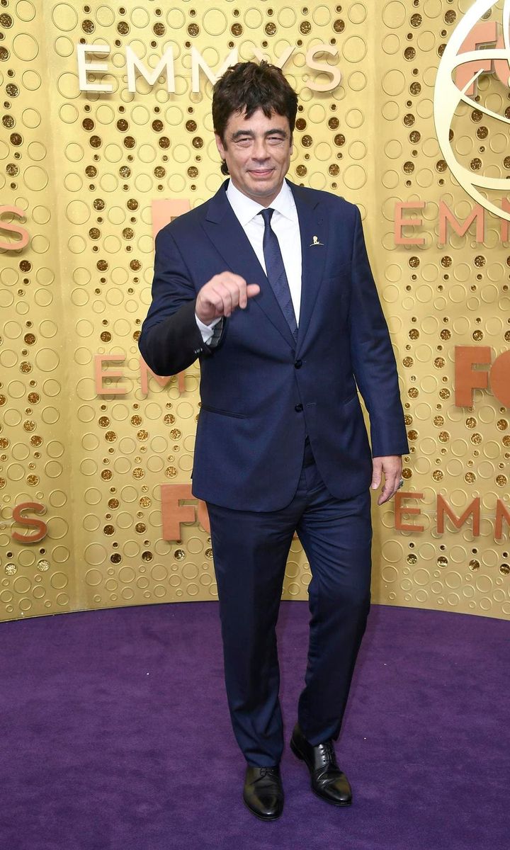 Benicio del Toro en los Emmy 2019