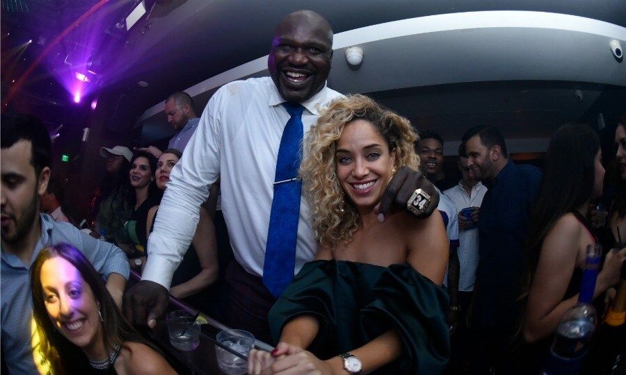 December 22: 34 Forever! Shaquille O'Neal celebrated the retiring of his Miami Heat jersey at E11EVEN in Miami.
Photo: Posh Panel