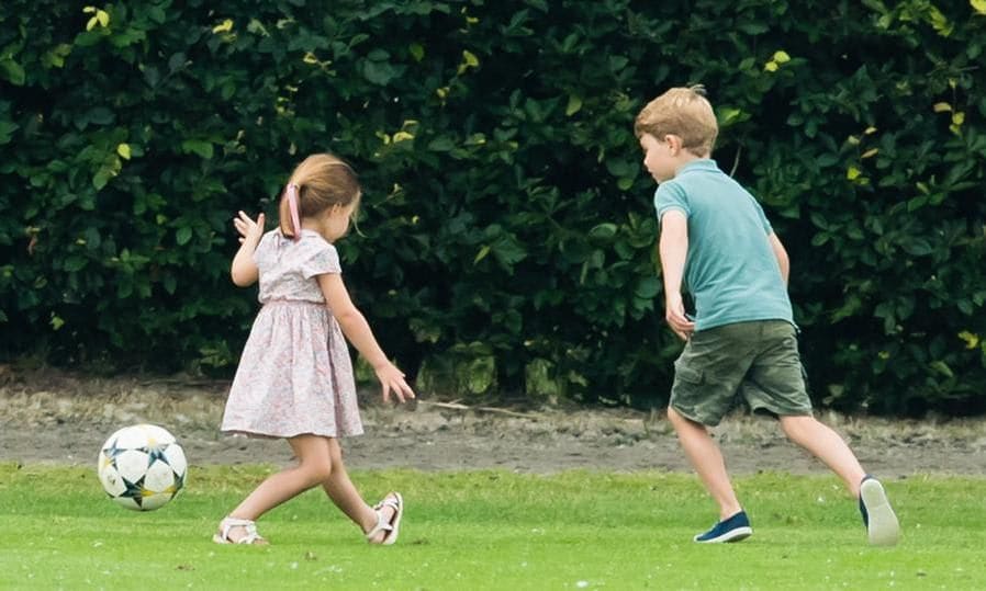 Prince George is competitive with Princess Charlotte over soccer