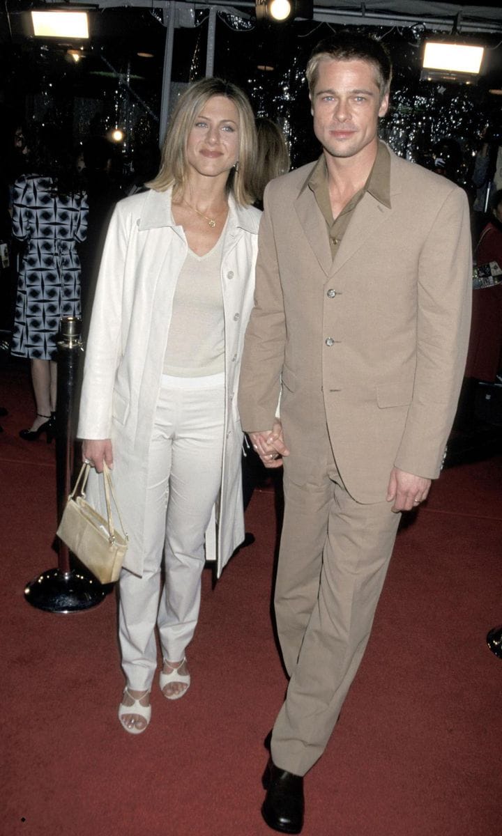 Jennifer Aniston and Brad Pitt fashion
