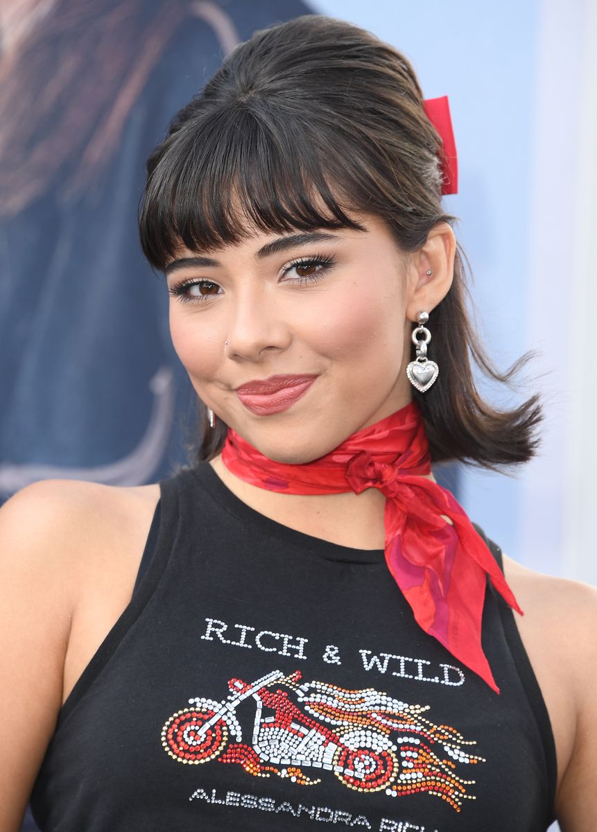 Xochitl Gomez arrives at the Los Angeles Premiere Of Focus Features "The Bikeriders" at TCL Chinese Theatre on June 17, 2024, in Hollywood, California. 