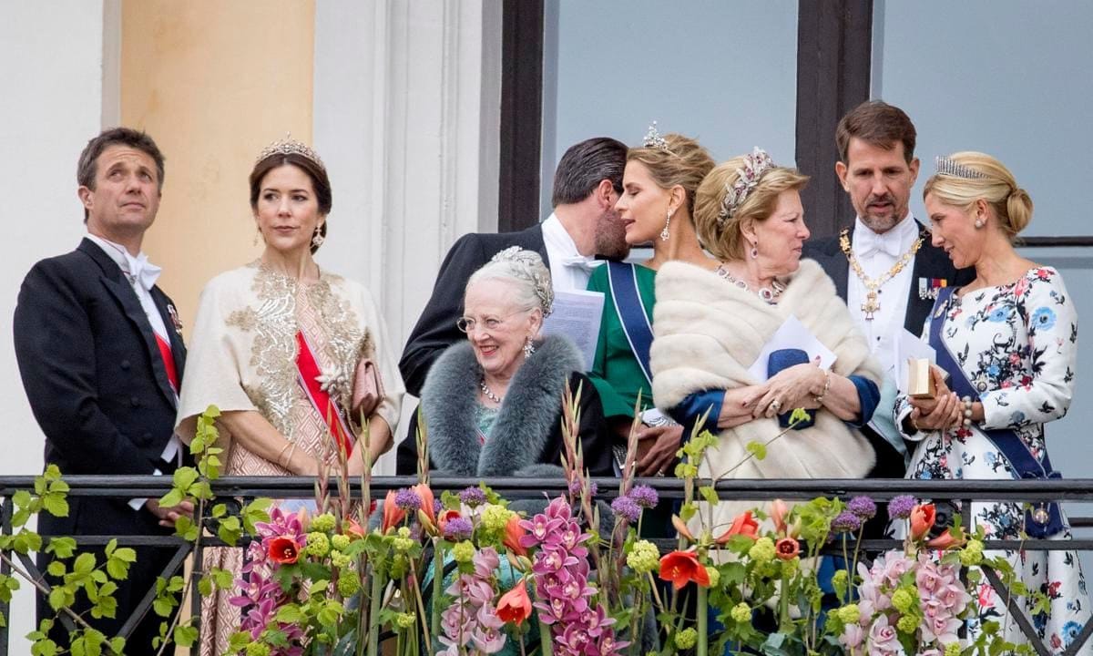 Crown Prince FrederikQueen Margrethe's eldest sonis Queen Anne-Marie's nephew.