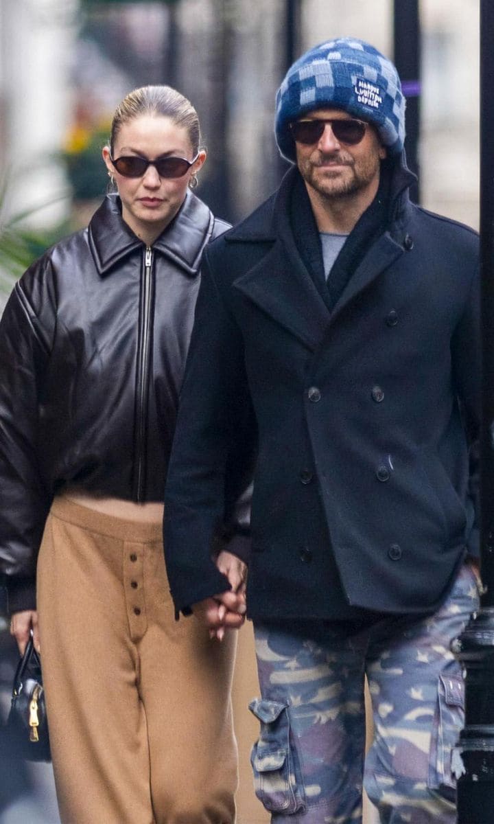 Bradley Cooper and Gigi Hadid seemingly confirm their relationship with PDA in London