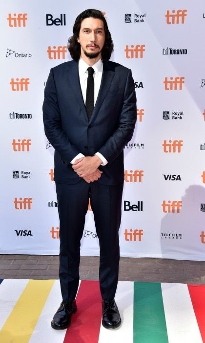 September 12: Adam Driver looked dapper in blue during the premiere of <i>Paterson</i> at the Toronto International Film Festival.
Photo: Mike Windle/Getty Images