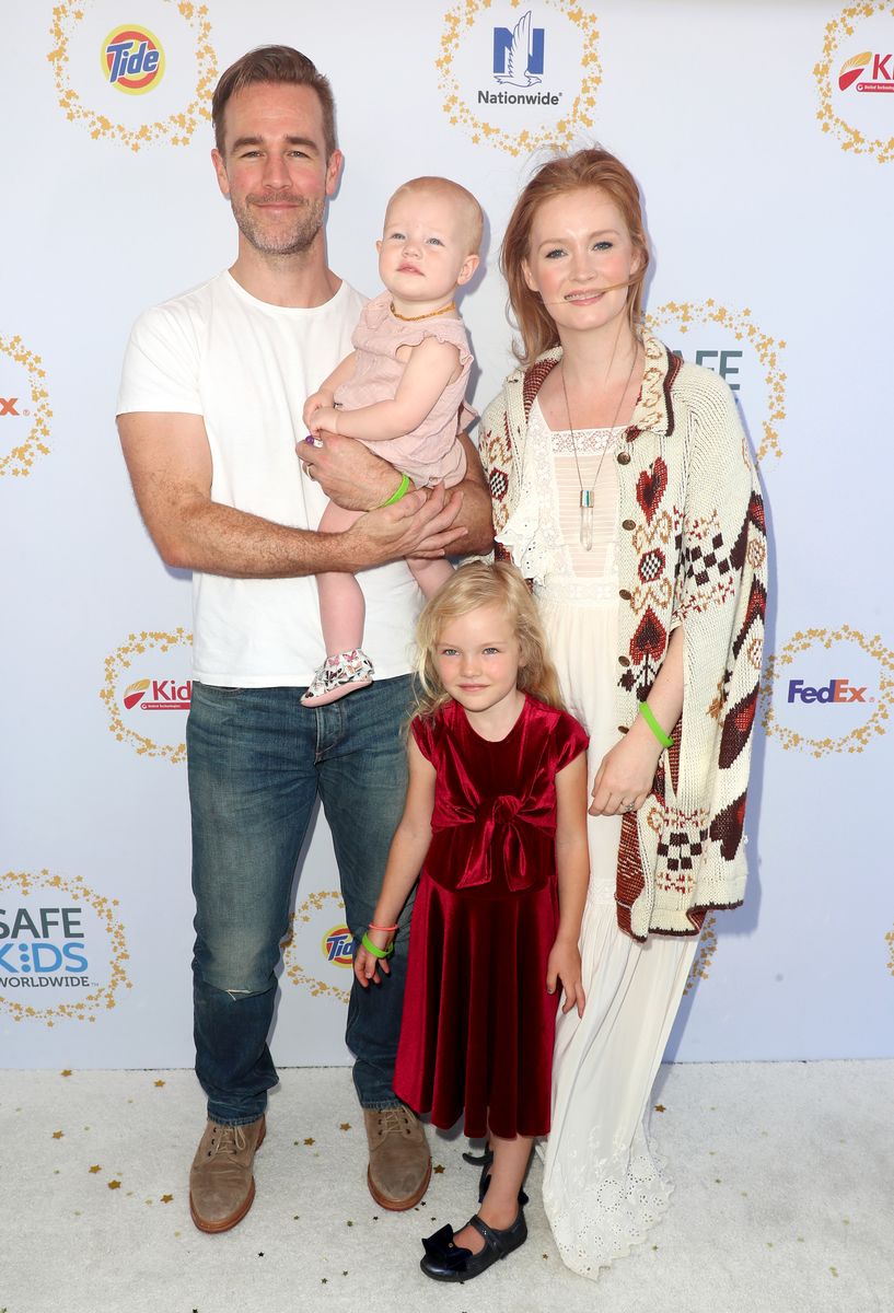 James Van Der Beek, Kimberly Brook, Olivia Van Der Beek and Annabelle Van Der Beek