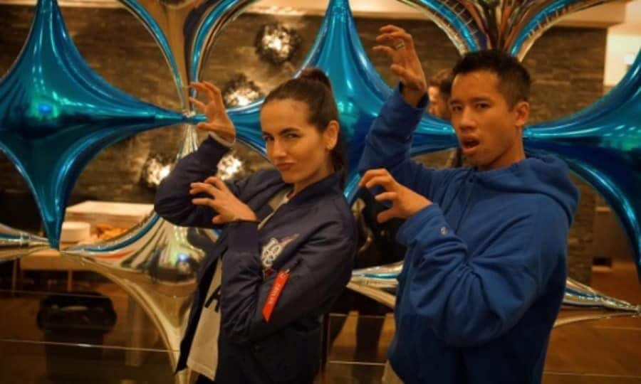 Camilla Belle and Jared Eng held the most fierce poses to celebrate Lady Gaga's Pepsi Halftime Show performance.
Photo: Instagram/@camillabelle