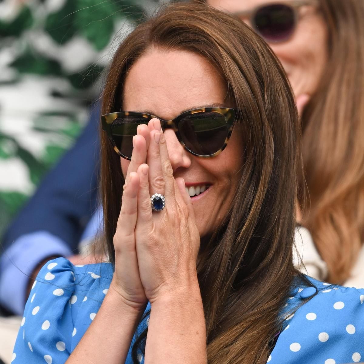 LONDON, ENGLAND - JULY 05: Catherine, Duchess of Cambridge at All England Lawn Tennis and Croquet Club on July 05, 2022 in London, England. (Photo by Karwai Tang/WireImage)