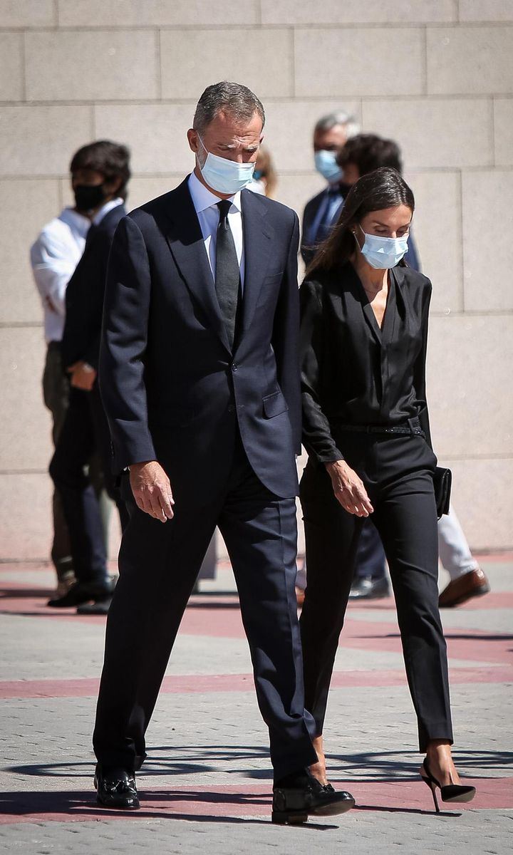 The Spanish King and Queen paid their respects on Sept. 4