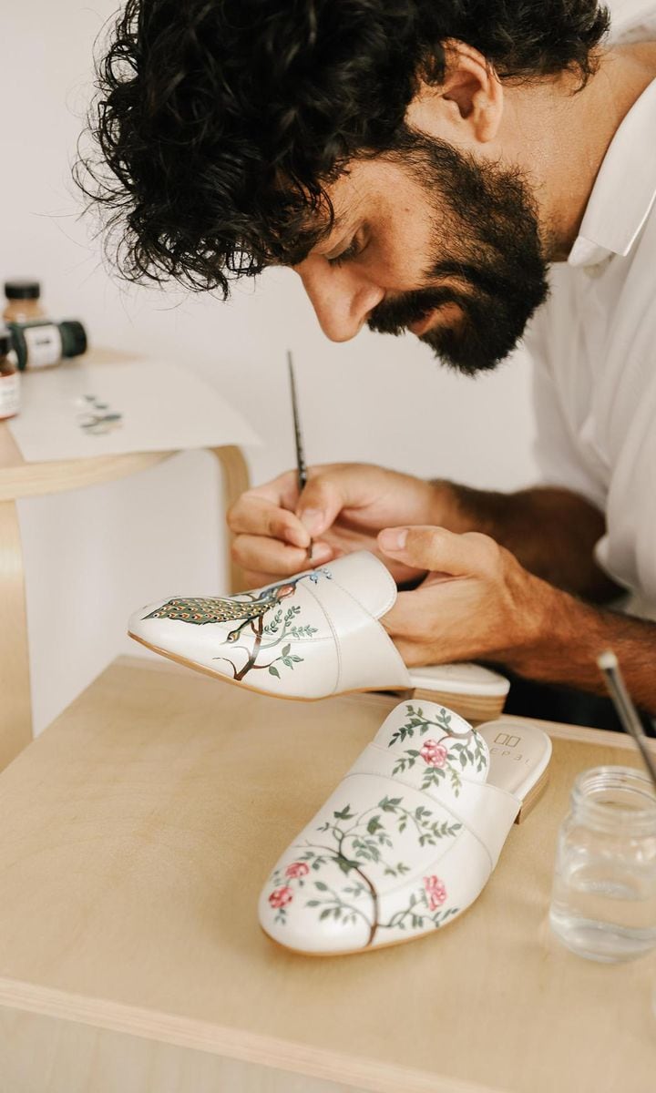 Handpainted shoes Alepel