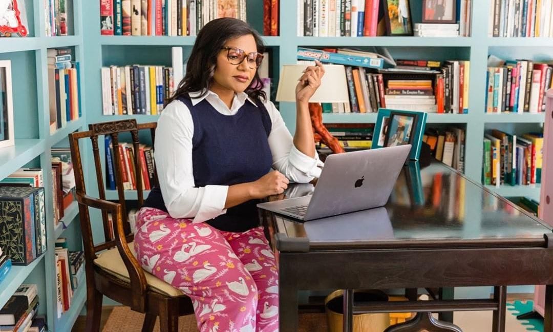 Mindy Kaling's home office