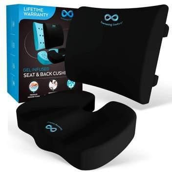 Everlasting Memory Foam Seat And Back Cushion