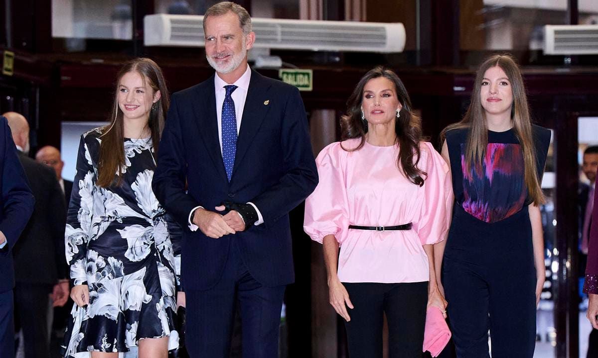 Spanish Royals Attend A Concert Ahead Of "Princesa De Asturias" Awards 2023