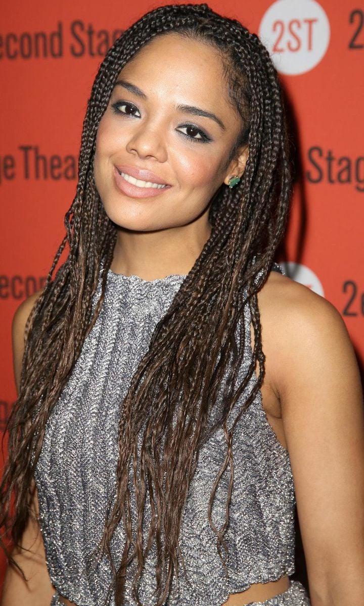 Tessa Thompson hair box braids