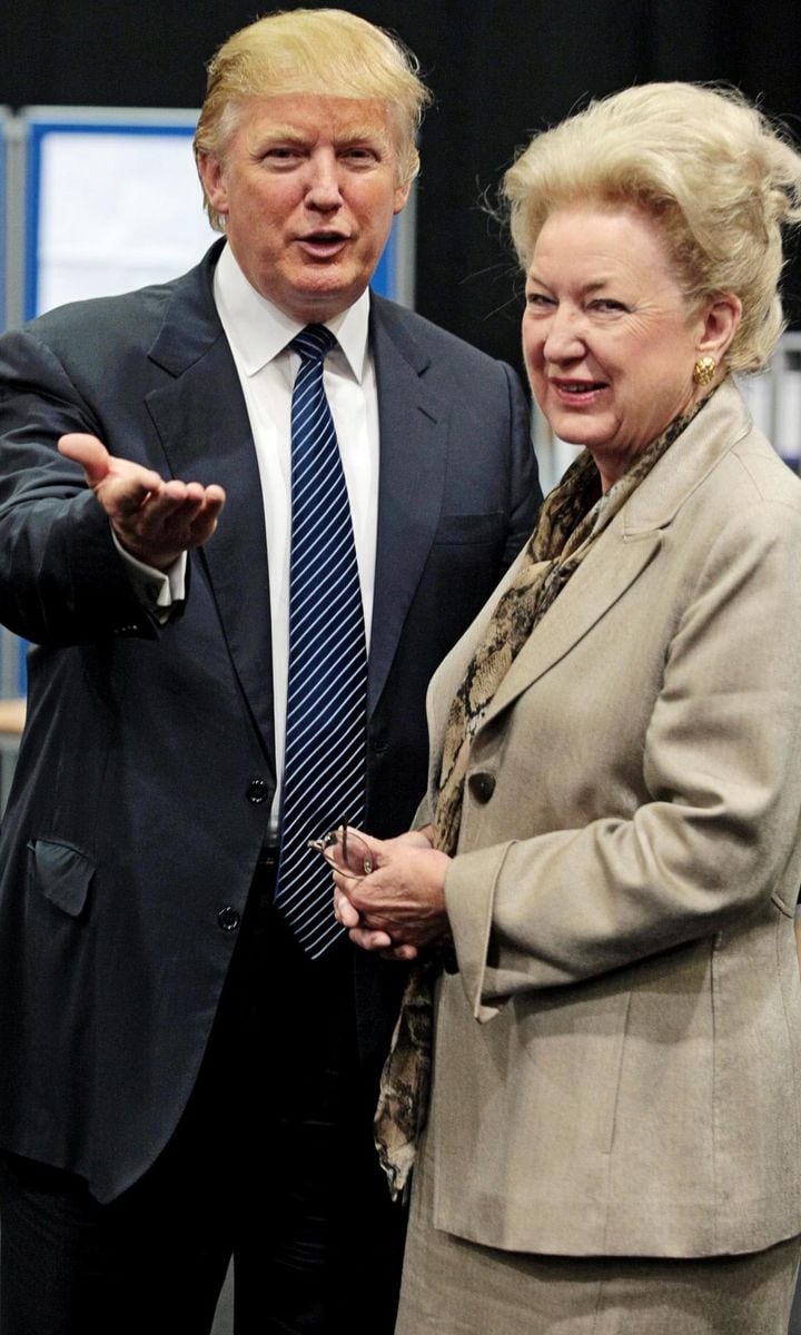 Donald Trump y Maryanne Trump Barry