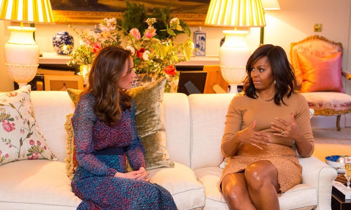 Kate Middleton and Michelle Obama