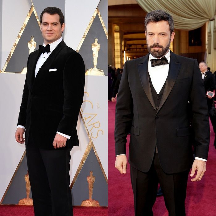 These heroes can rock their super suits, but Henry and Ben are equally swoon worthy in tuxes complete with a bow tie.
<br>
Photos: WireImage