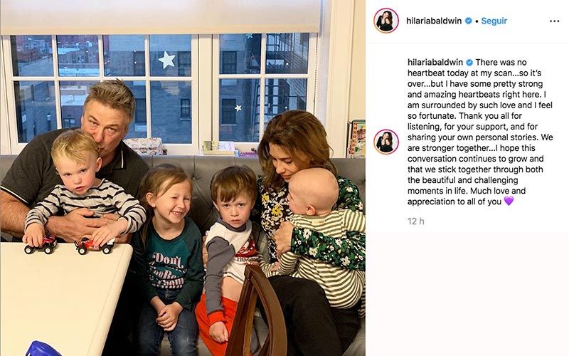 Hilaria Baldwin miscarriage Instagram