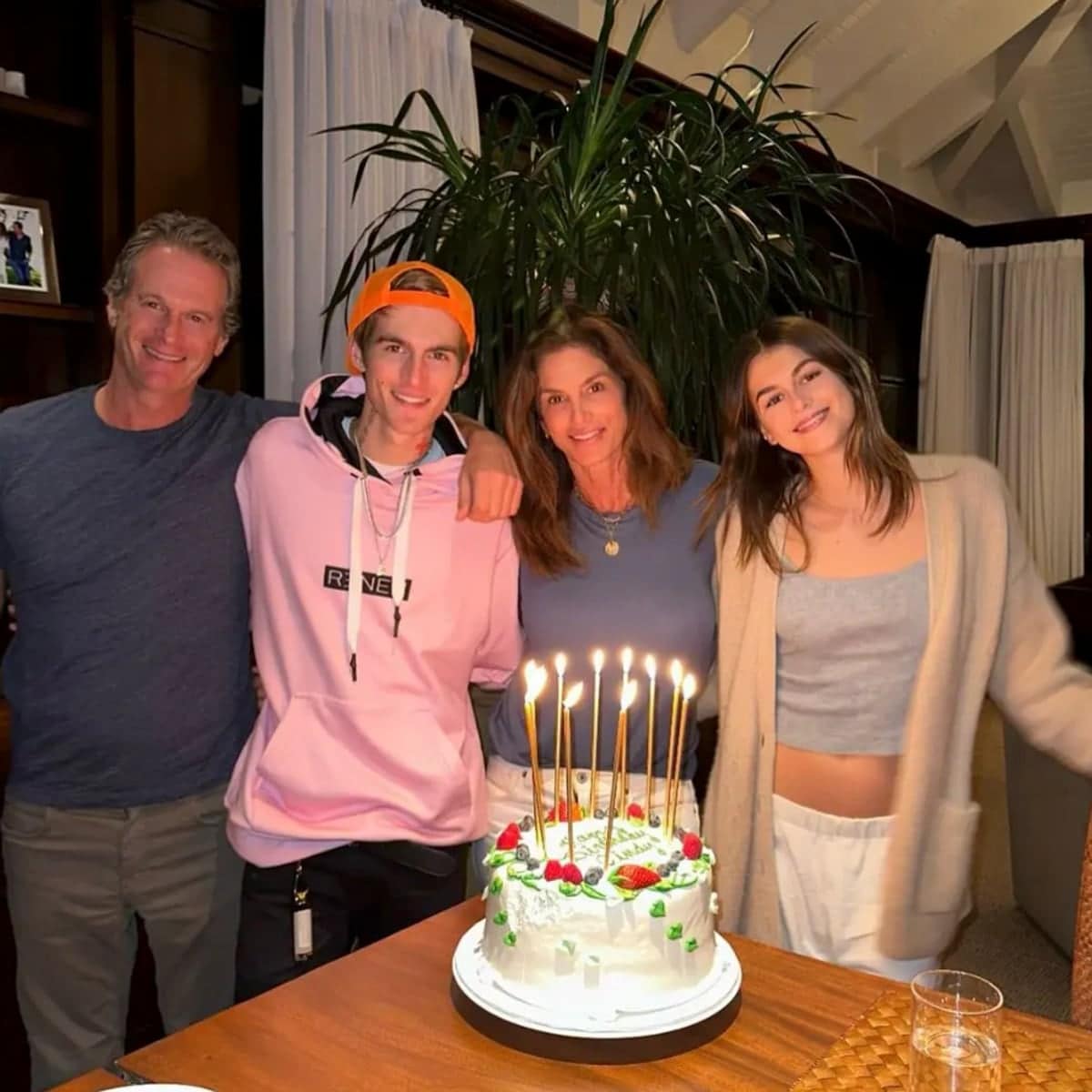  The supermodel shares two kids with her husband Rande Gerber. 