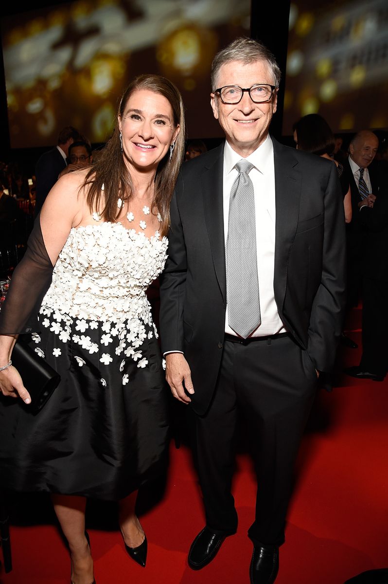 NEW YORK, NY - MAY 14:  Melinda Gates and Bill Gates attend The Robin Hood Foundation's 2018 benefit at Jacob Javitz Center on May 14, 2018 in New York City.  (Photo by Kevin Mazur/Getty Images for Robin Hood)