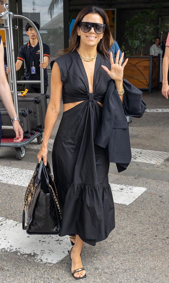 Celebrity Sightings At Nice Airport - The 75th Annual Cannes Film Festival