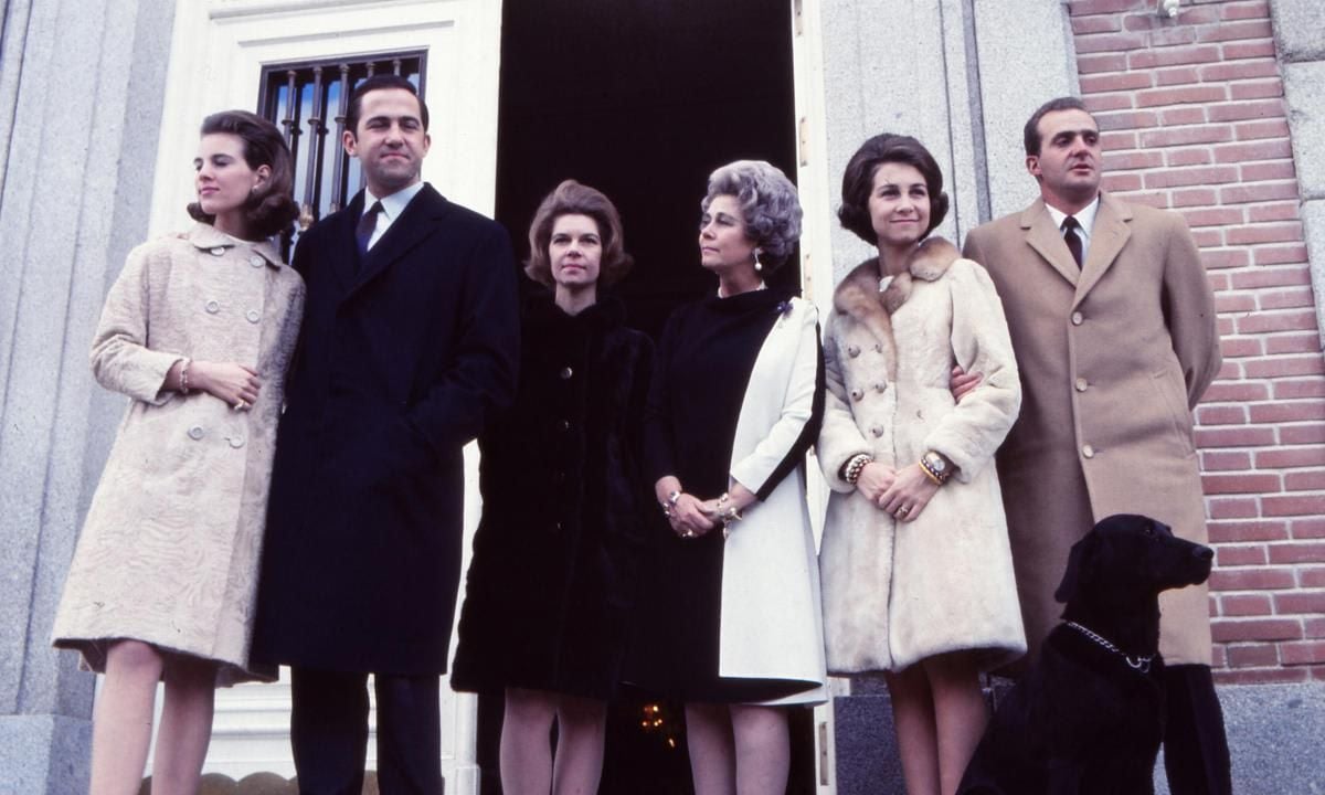 The late Greek King also had a younger sister, Princess Irene of Greece and Denmark (third from the left).