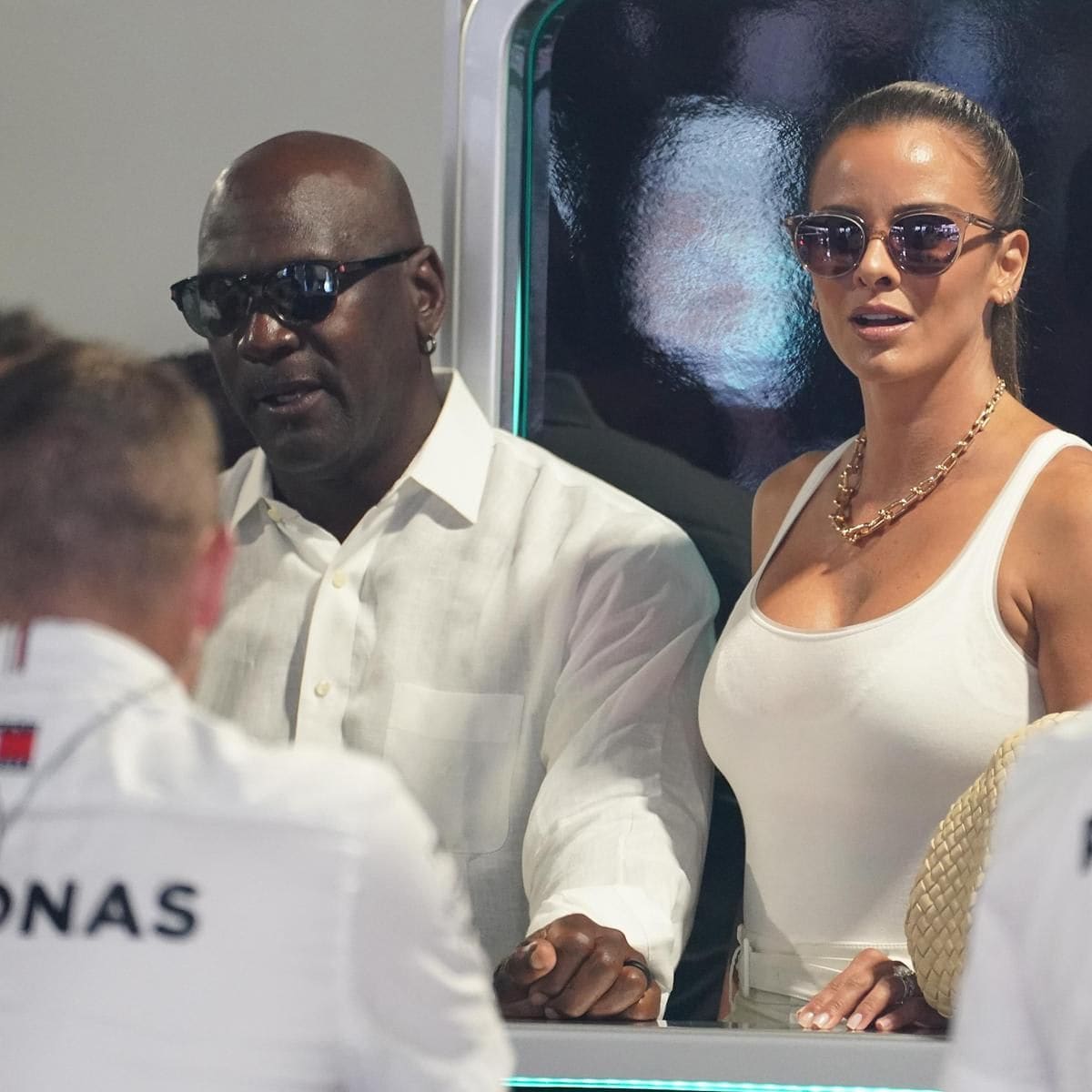 Michael Jordan makes rare appearance with wife Yvette Prieto at Formula 1 in Miami