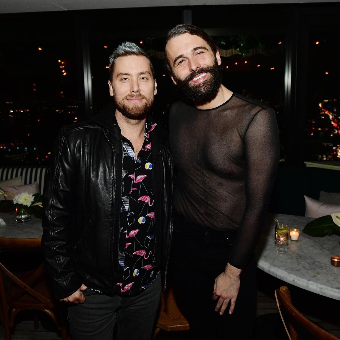 Jonathan Van Ness and Lance Bass