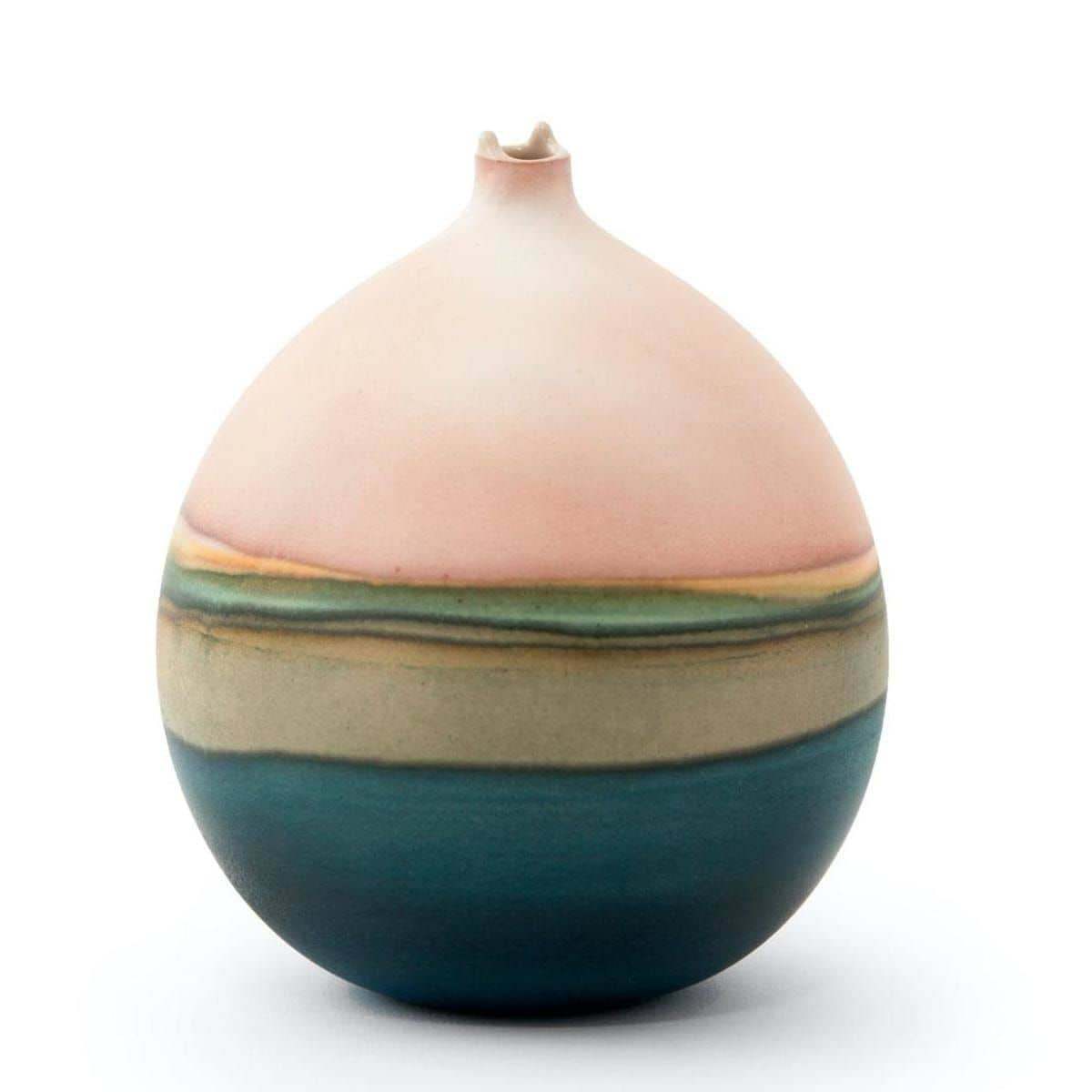 Collecto Pluto Peach and Prussian Vessel