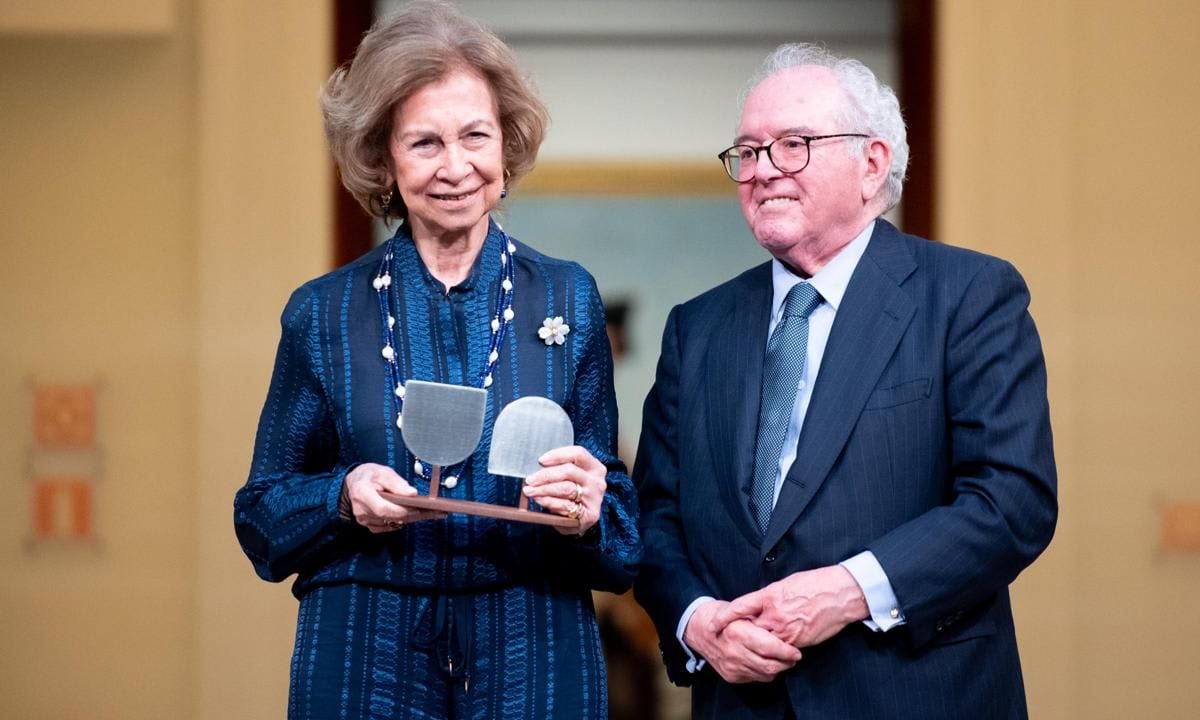 Queen Sofia received the award in Madrid on June 29