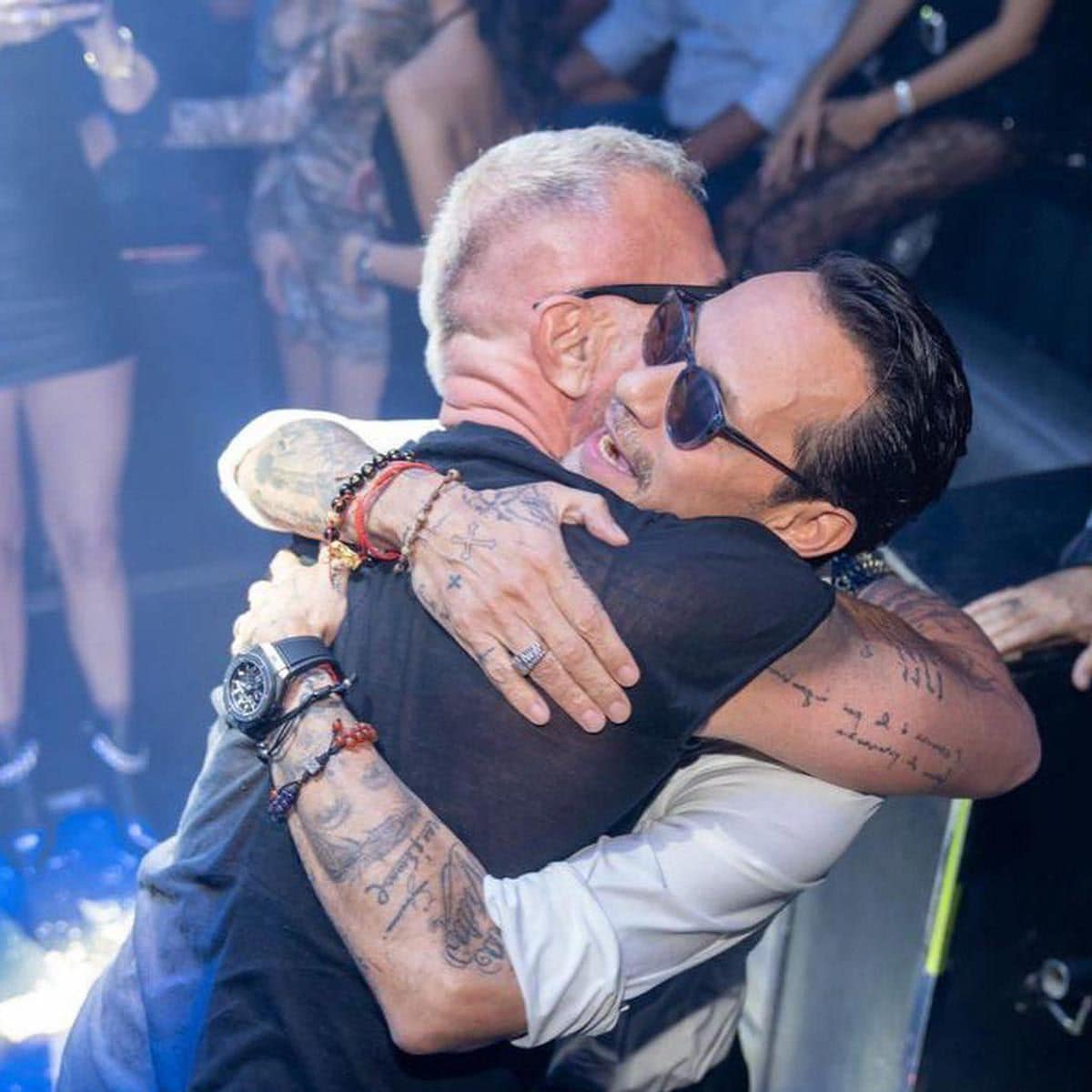 Marc Anthony y Gianluca Vacchi