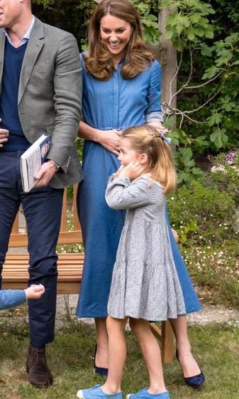 A starstruck Princess Charlotte could not contain her excitement meeting Sir David Attenborough at her London home, Kensington Palace, in September 2020. The young royal once again styled her growing tresses with braids for the after-school visit from the famous naturalist.