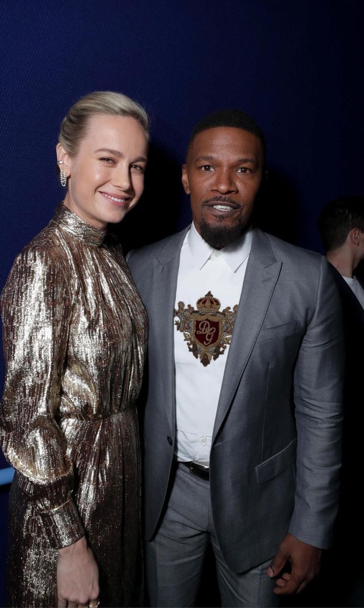 Brie Larson and Jamie Foxx