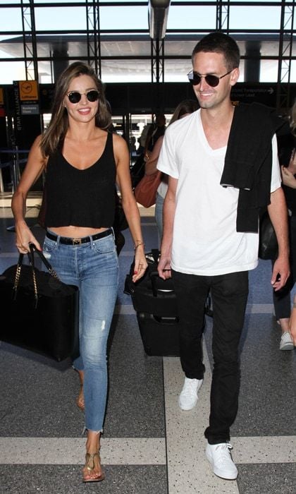 Miranda Kerr and Evan Spiegel relationship