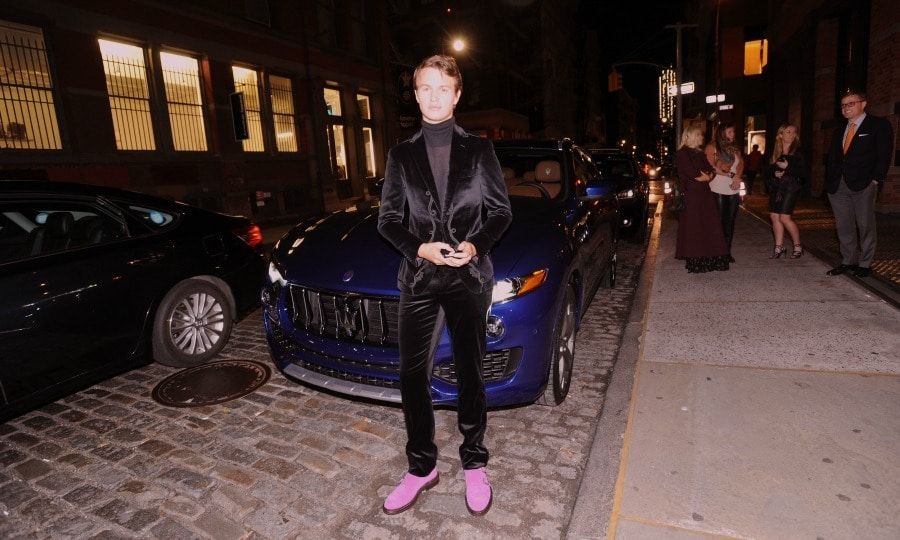 October 13: Ansel Elgort looked dapper during the DISARONNO Wears ETRO launch event in NYC.
Photo: Brad Barket/Getty Images for Disarrono