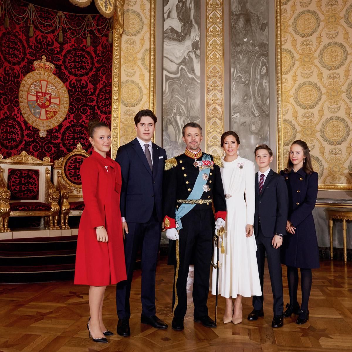 In addition to Christian, the King and Queen of Denmark are also parents to Princess Isabella, Prince Vincent and Princess Josephine. Their Majesties' youngest children became Knights of the Order of the Elephant the day Frederik became King.