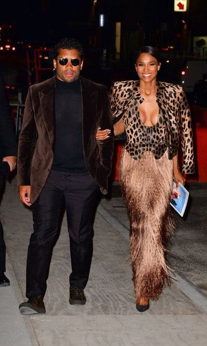 Ciara wearing leopard print