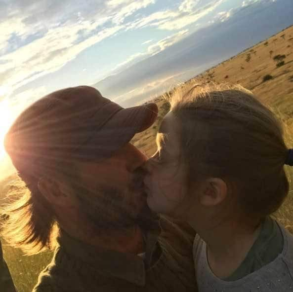 David Beckham stole a kiss from daughter Harper during the safari vacation in Africa. The former soccer player often posts precious moments with his kids, especially his youngest and only daughter.
Photo: Instagram/@davidbeckham