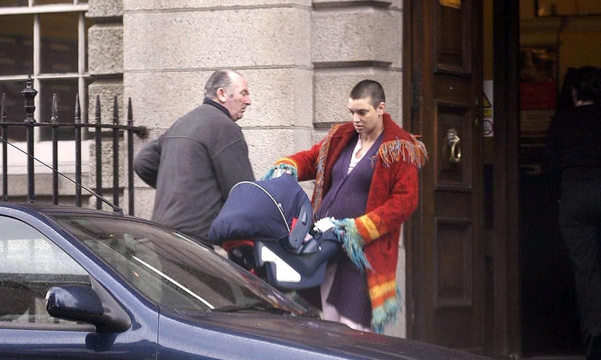 Sinead O'Connor leaves Hospital with new baby son