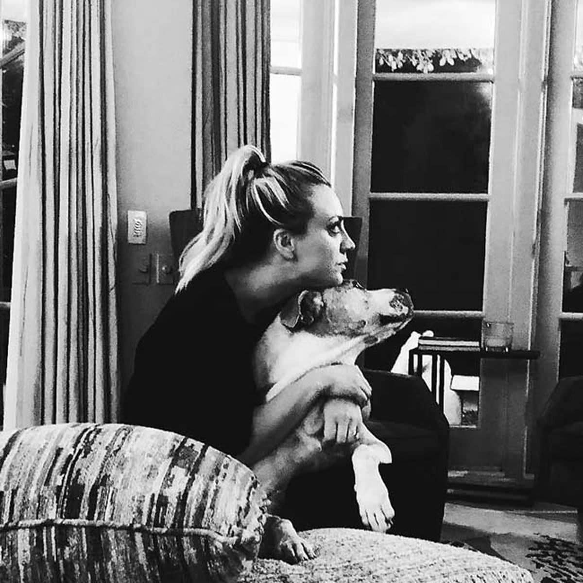 Kaley Cuoco and her inspiration, Norman