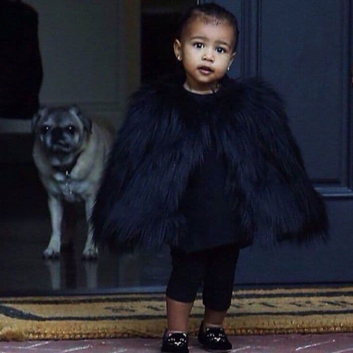 <b>November 2014</b>
<br>
North is officially the Queen of the Kardashian-Jenner manor in this dramatic fur coat. Who knew a toddler could be so stylish!
</br><br>
Photo: Instagram/@kimkardashian