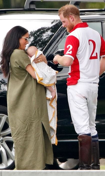 Meghan Markle, Prince Harry and Archie Harrison