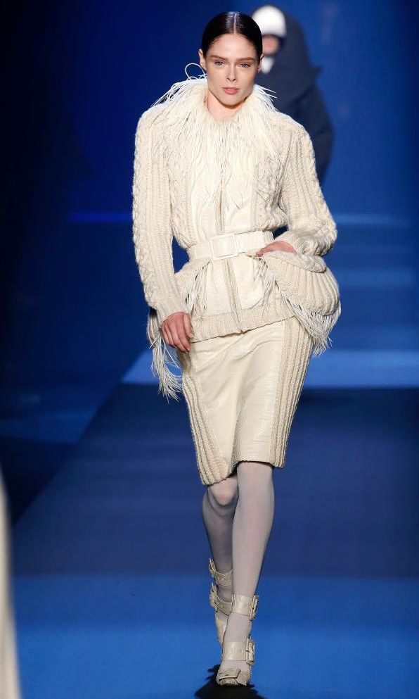 Jean Paul Gaultier reinvigorates knitwear with hints of couture