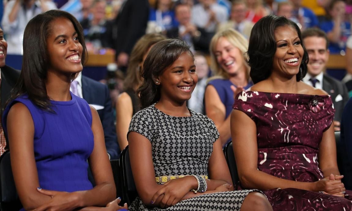 Malia and Sasha Obama