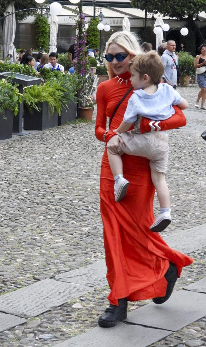 Grimes and son XAE-12 in Portofino