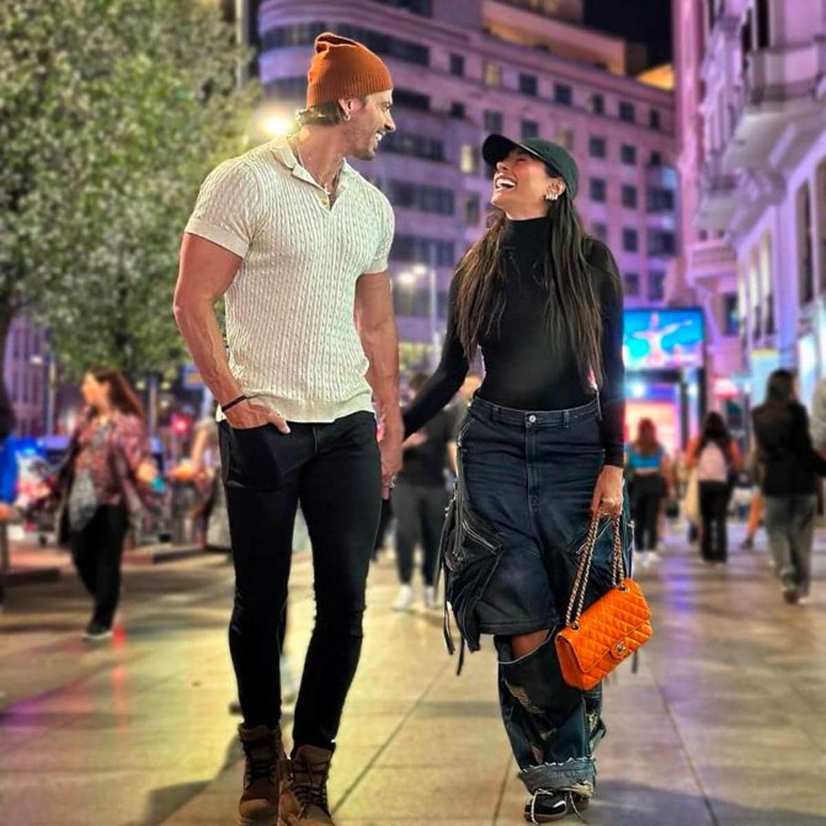 Galilea Montijo and Isaac Moreno show off their love in Madrid