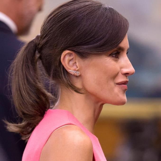 Queen Letizia summer hair