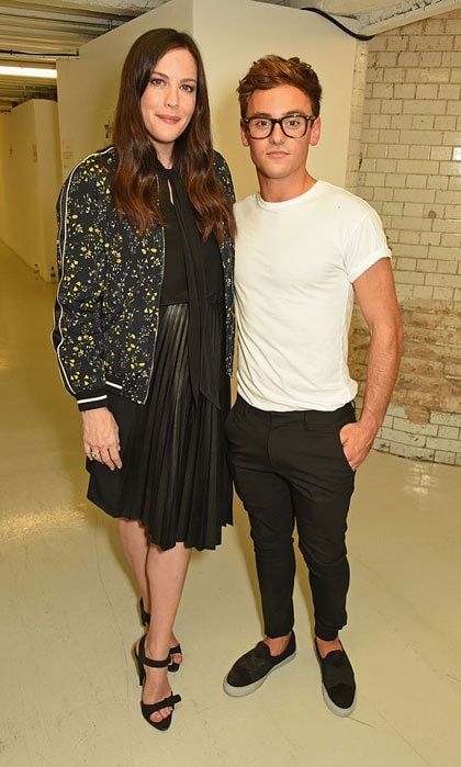 Liv Tyler posed with Olympic athlete Tom Daley at the Belstaff and Liv Tyler Celebrate the Launch of Spring Summer 17 event held at Victoria House.
Photo: David M. Benett/Dave Benett/Getty Images for Belstaff